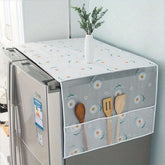 1/4pcs Multifunctional Refrigerator Dust Cover with Pockets, Outdoor Camping - My Store 2