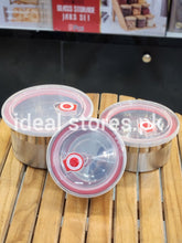 3-Piece Stainless Steel Food Storage Container Set with Lids - My Store 2