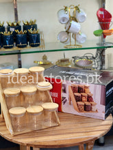 9 Pcs Glass Spice Jars with Bamboo Lids – 3 Layer Airtight Spice Storage Set, 200ml - My Store 2