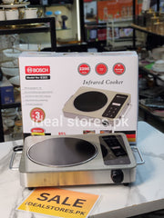 Bosch Infrared Cooker 2200W – Model 0303 | Stainless Steel Electric Hot Plate