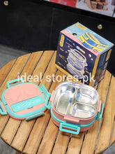 Baby Kids Lunch Box with 304 Stainless Steel Inner, 3-Compartment Food Container - My Store 2