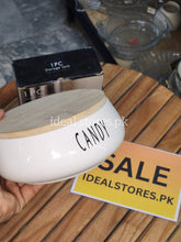 Ceramic Candy Storage Jar with Bamboo Lid - My Store 2