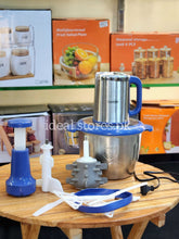 ClickOn CO-436G 5-in-1 Electric Food Chopper – 600W Stainless Steel Meat & Vegetable Grinder - My Store 2