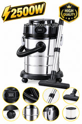 LG 30L Wet & Dry Stainless Steel Vacuum Cleaner 2800W – ZL16-4832H - My Store 2