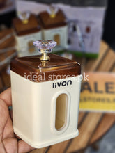 LIVON 6 Pcs Small Acrylic Storage Jars with Metal Stand – Spice & Kitchen Organizer - My Store 2