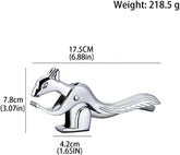 Zinc Alloy Squirrel Shape Walnut Clip, Walnut Crackers, Nut Crackers for All Nuts, Non-Slip Wear-Resistant Sheller - My Store 2