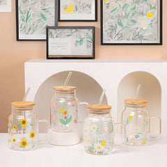 Blossom Big Timber Jar With Lid straw