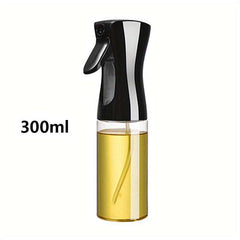 Versatile 300ml Oil Sprayer Bottle - Perfect for Cooking, BBQ, Baking & More - Transparent PET Olive Oil Dispenser with Easy-to-See Oil Level - IDEALSTORES
