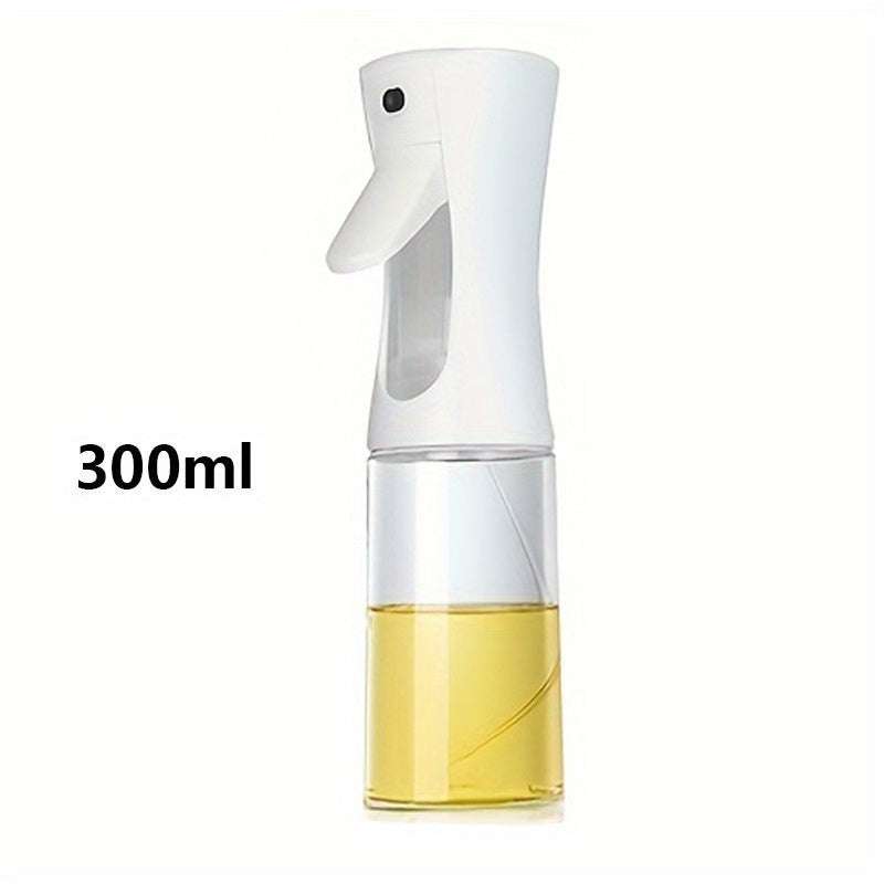 Versatile 300ml Oil Sprayer Bottle - Perfect for Cooking, BBQ, Baking & More - Transparent PET Olive Oil Dispenser with Easy-to-See Oil Level - IDEALSTORES