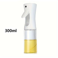 Versatile 300ml Oil Sprayer Bottle - Perfect for Cooking, BBQ, Baking & More - Transparent PET Olive Oil Dispenser with Easy-to-See Oil Level - IDEALSTORES