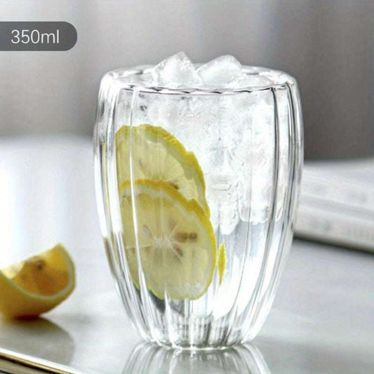 Double-Walled Espresso Coffee Cups, Heat Insulated Water Cups, Summer Winter Drinkware - IDEALSTORES