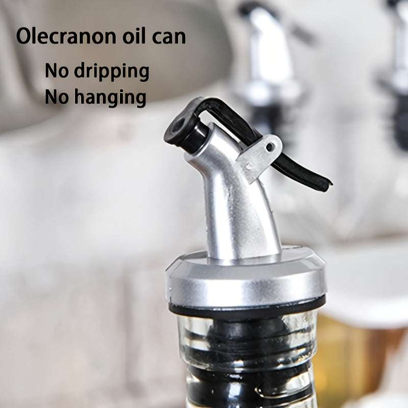 Premium Glass Oil Dispenser Bottle, Leak-Proof Olive Oil Container, Square Seasoning Bottle for Kitchen, BBQ, Camping, Picnic - PVC-Free, Hand Wash Only - IDEALSTORES