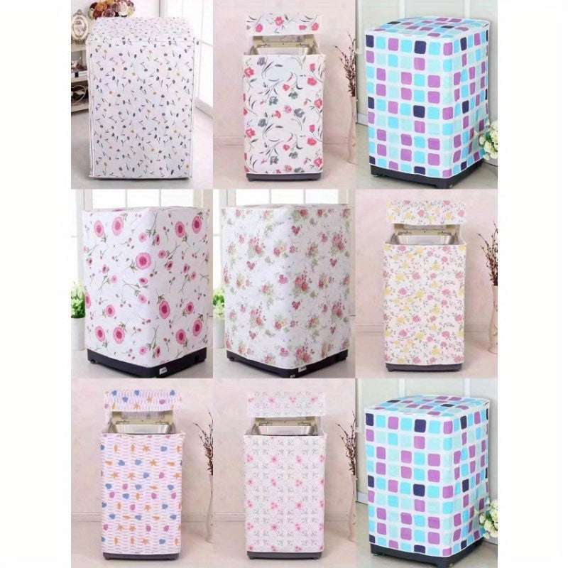 Washing Machine Cover, Automatic Front-Load Drum Protector, Single Cylinder Pulsator Machine Dust Cover, No Battery Required, Durable Cloth