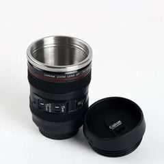 amera Lens Coffee Cup | Stainless Steel and ABS Plastic - IDEALSTORES