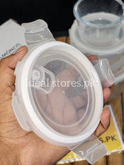 3-Piece Acrylic Storage Jar Set with Airtight Lids - My Store 2