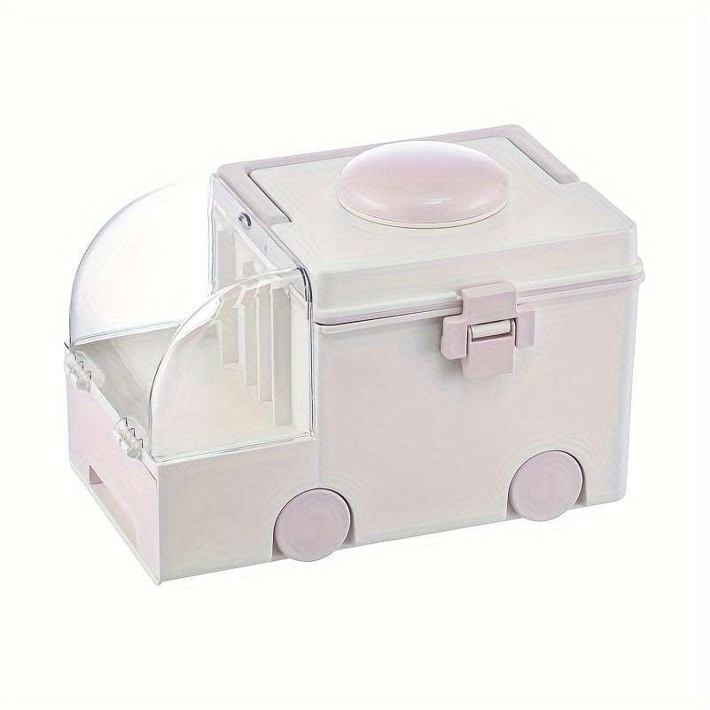 Compact First Aid Kit Organizer - Durable PP Storage Box for Home, Dorm & Outdoor Emergencies, Medicine Storage, Supplies - IDEALSTORES