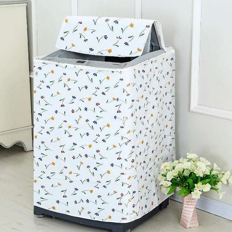 Washing Machine Cover, Automatic Front-Load Drum Protector, Single Cylinder Pulsator Machine Dust Cover, No Battery Required, Durable Cloth