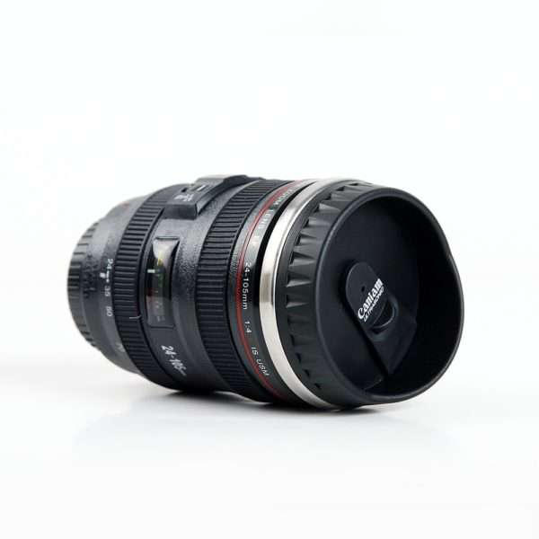 amera Lens Coffee Cup | Stainless Steel and ABS Plastic - IDEALSTORES