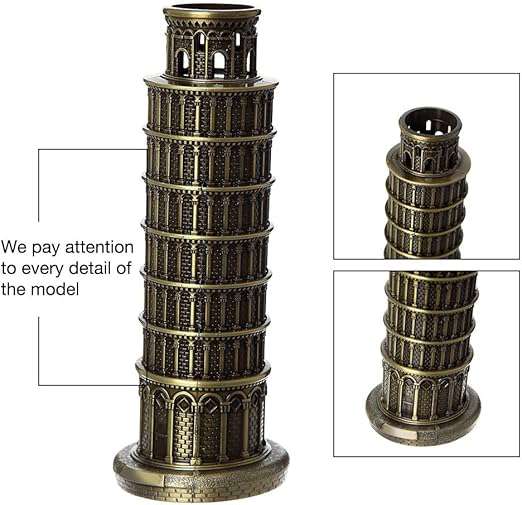 Pisa Souvenir Replica Building Figurines Statue Model Kit for Home Decoration - IDEALSTORES