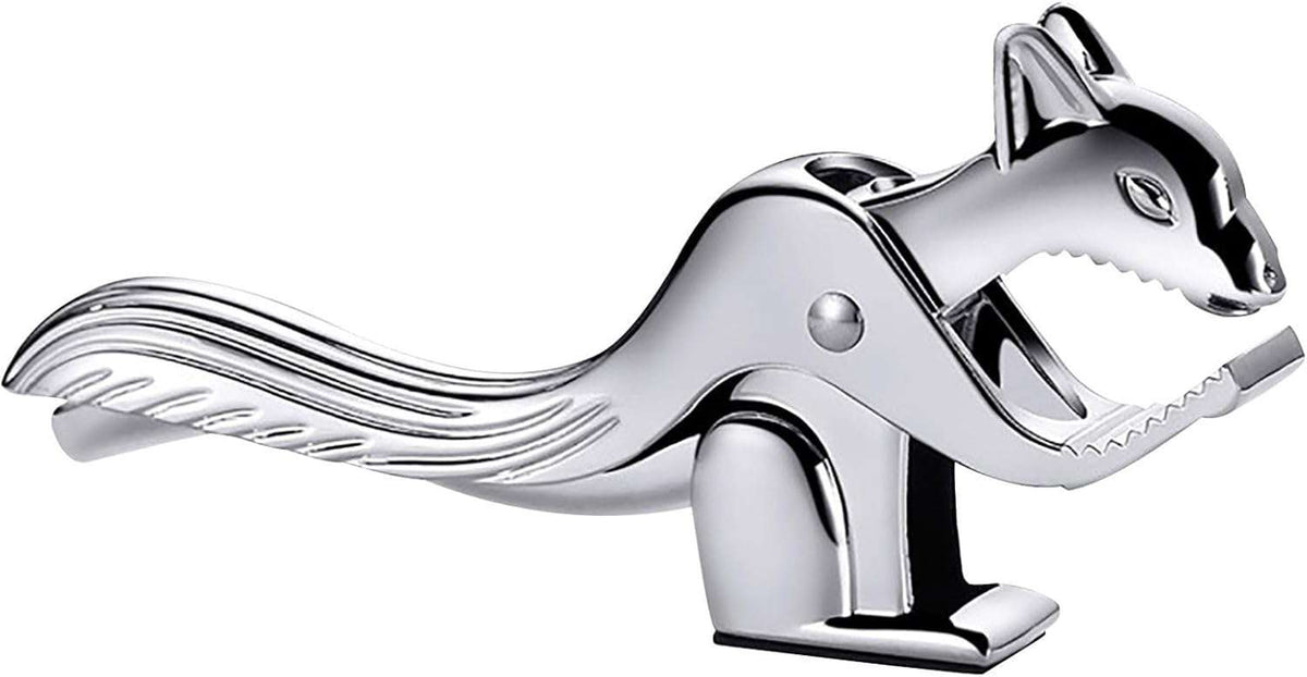 Zinc Alloy Squirrel Shape Walnut Clip, Walnut Crackers, Nut Crackers for All Nuts, Non-Slip Wear-Resistant Sheller
