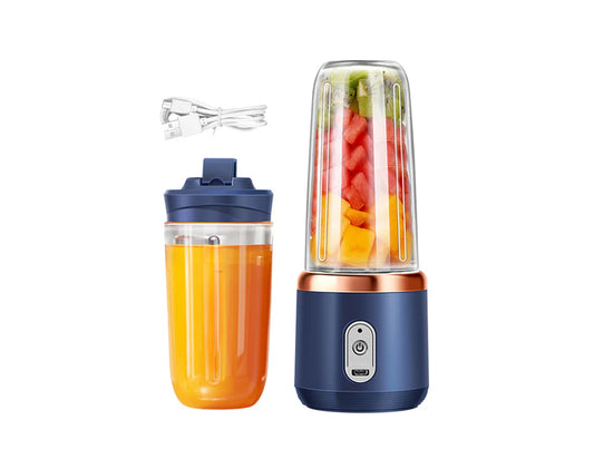 Home Juicer Machine for Vegetable and Fruit, 6 Blades, Easy to Clean, Can Handheld, USB Rechargeable, Compact Size for Space-Saving