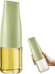 Oil Dispenser Bottle 500ml/17oz Auto Flip Oil Bottle Leakproof Oil Dispenser with Silicone Spout Detachable Washable Filling Soy Sauce Oil Dispenser,Green Home Decoration - IDEALSTORES