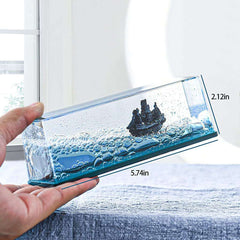 ShipTitanic Liquid Cruise Ship Show Piece Home Decor Office Cruise Ship Mode Floating Bottle, Gifts for Home Desk Decoration