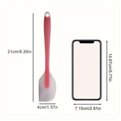 Silicone Spatula,Transparent Handle, Butter Cream Mixing Scraper, 1/Pic - IDEALSTORES
