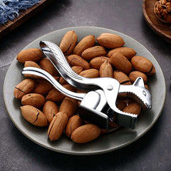 Zinc Alloy Squirrel Shape Walnut Clip, Walnut Crackers, Nut Crackers for All Nuts, Non-Slip Wear-Resistant Sheller