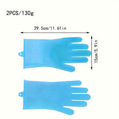 Household Waterproof Washing, Washing Vegetables, Dishwashing, Cleaning Tools, Kitchen Dishwashing Gloves - IDEALSTORES