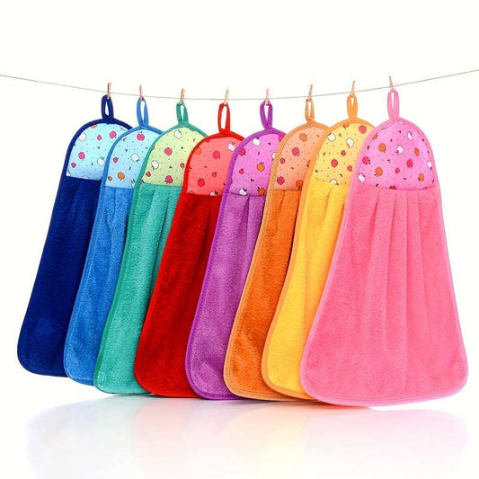 Cleaning Cloths, Multi-Purpose Knit Fabric Towels, Quick Dry, for Kitchen, Bathroom, Living Room, Bedroom 2/Pic - IDEALSTORES