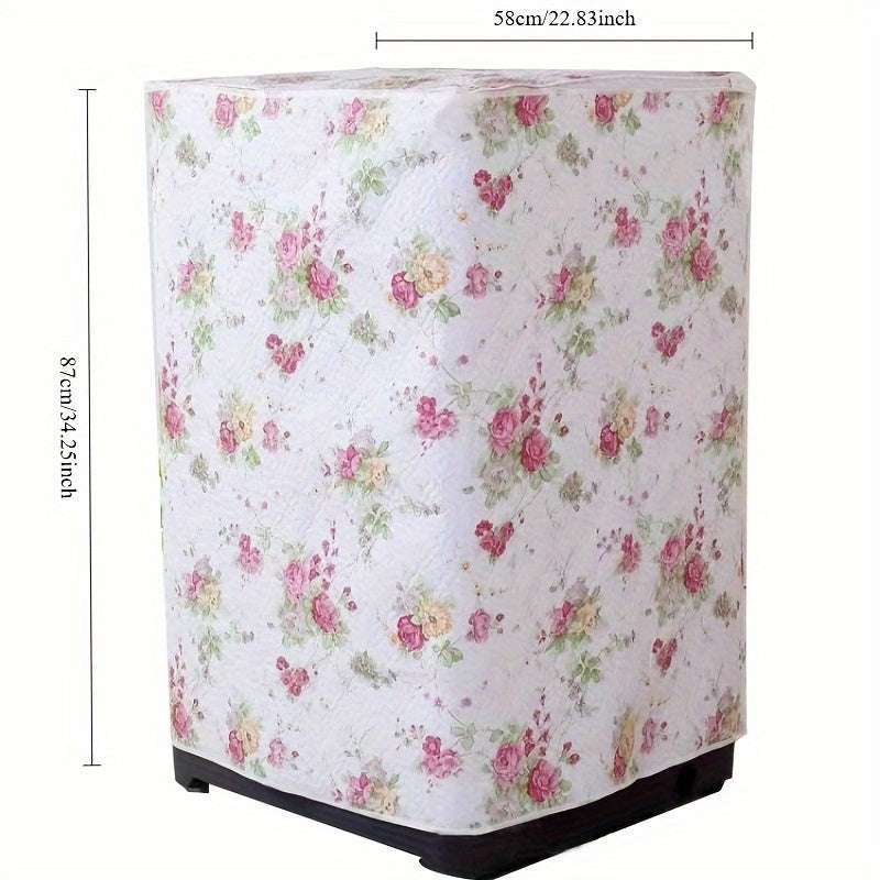 Washing Machine Cover, Automatic Front-Load Drum Protector, Single Cylinder Pulsator Machine Dust Cover, No Battery Required, Durable Cloth