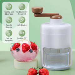 Manual Ice Crusher | Smoothies & Shaved Ice Machine | Portable Ice Breaker - IDEALSTORES