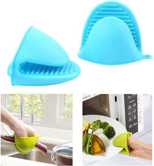 Silicone Pinch Grip Mitten Oven Mitt Gripper Grip Kitchen Pot Holder Utensil Tool, Orange