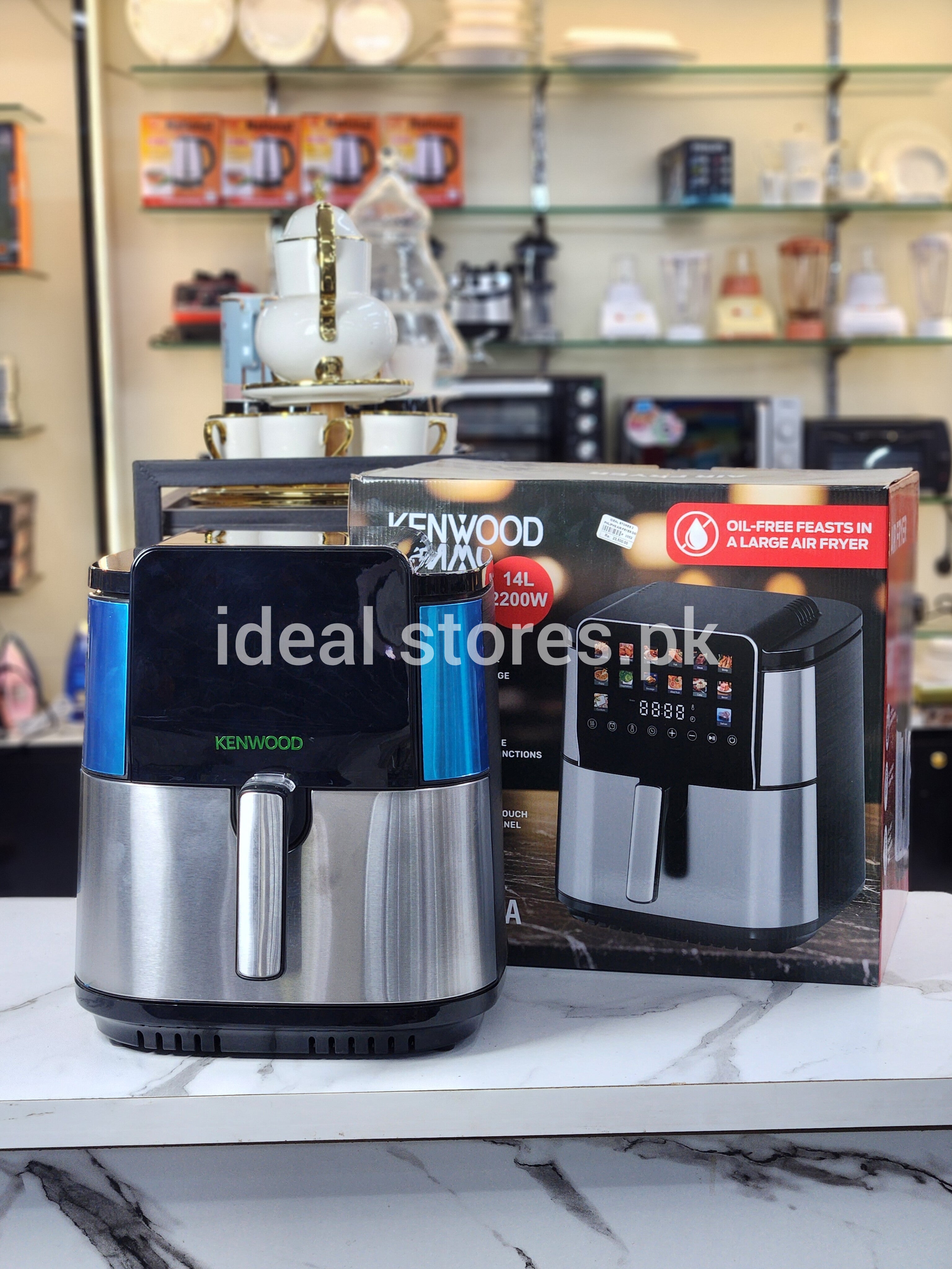 Kenwood Digital Air Fryer 14L 2200W – Oil-Free Cooking with Touch Control