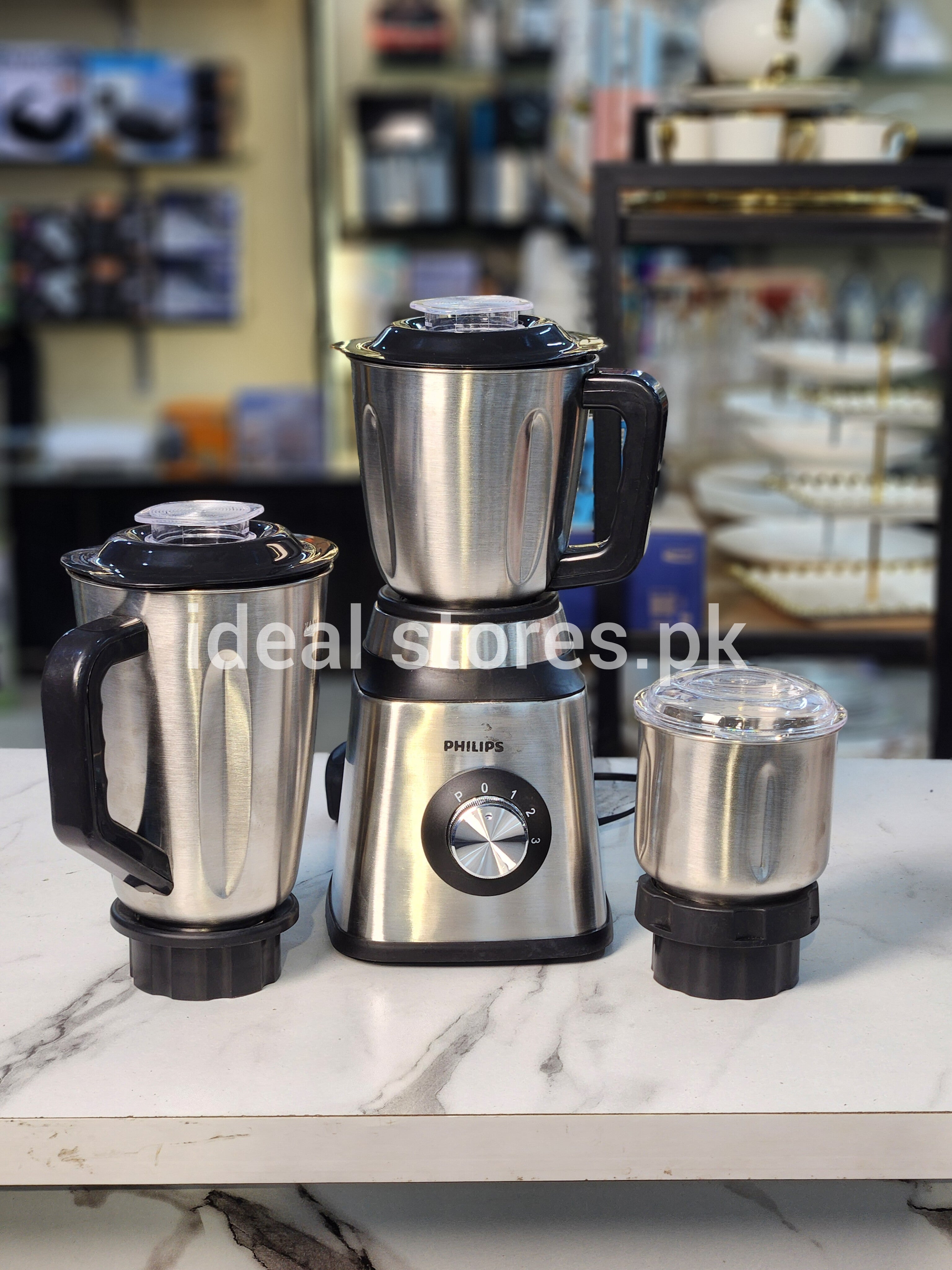 Stainless Steel Electric Blender & Grinder – Multi-Purpose Kitchen Appliance
