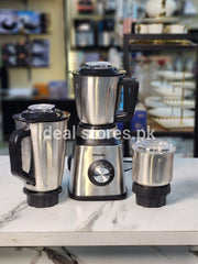 Stainless Steel Electric Blender & Grinder – Multi-Purpose Kitchen Appliance