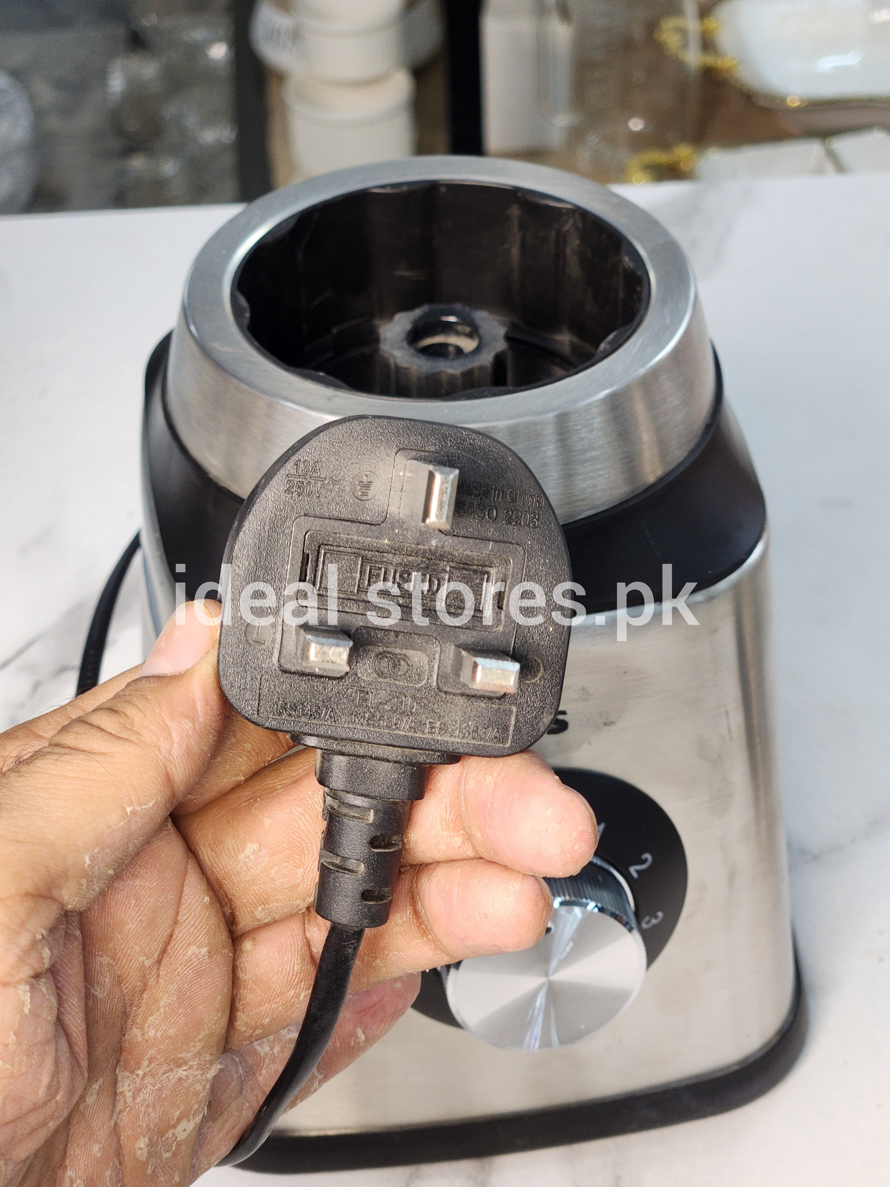 Stainless Steel Electric Blender & Grinder – Multi-Purpose Kitchen Appliance