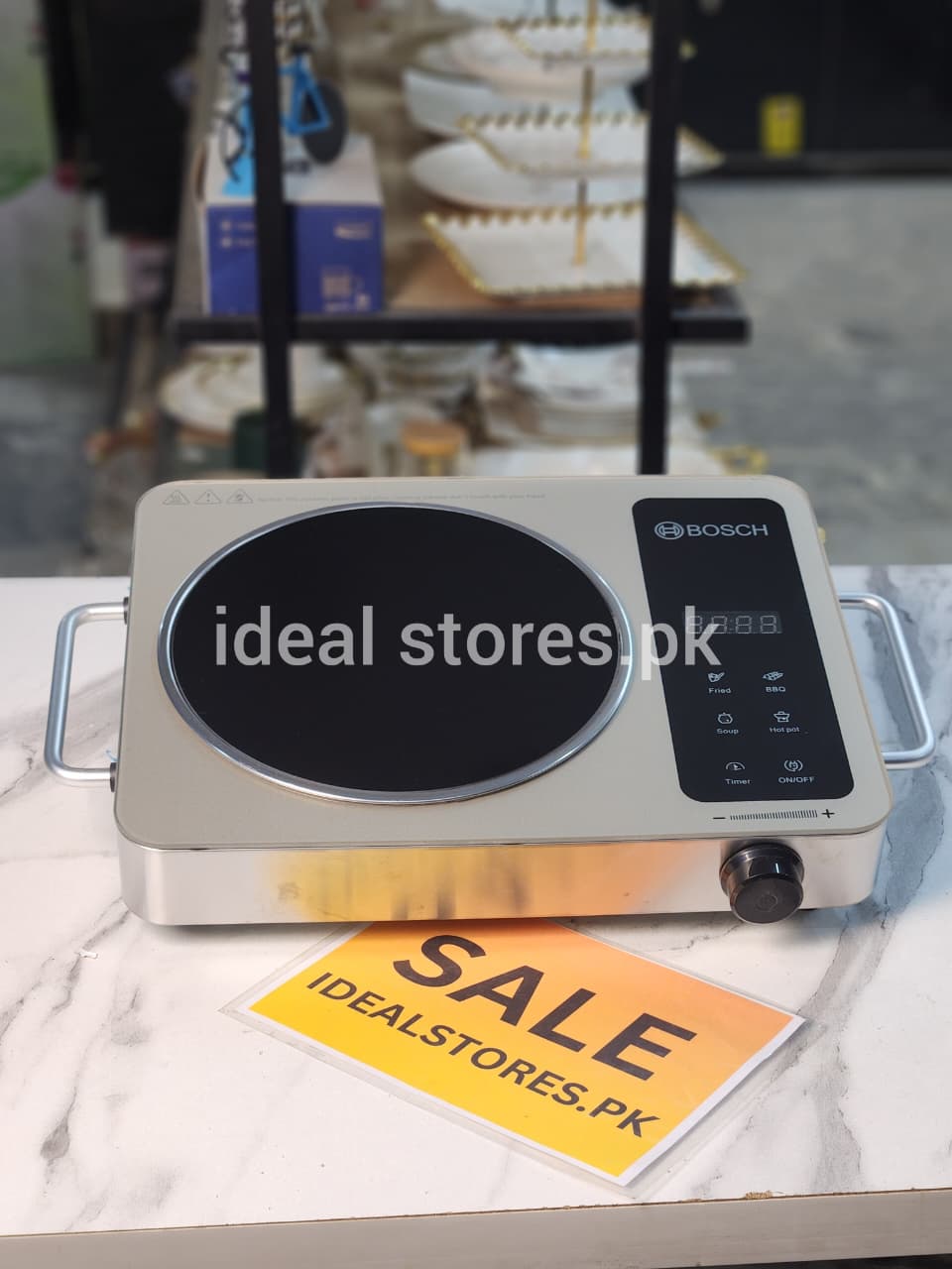 Bosch Infrared Cooker 2200W – Model 0303 | Stainless Steel Electric Hot Plate
