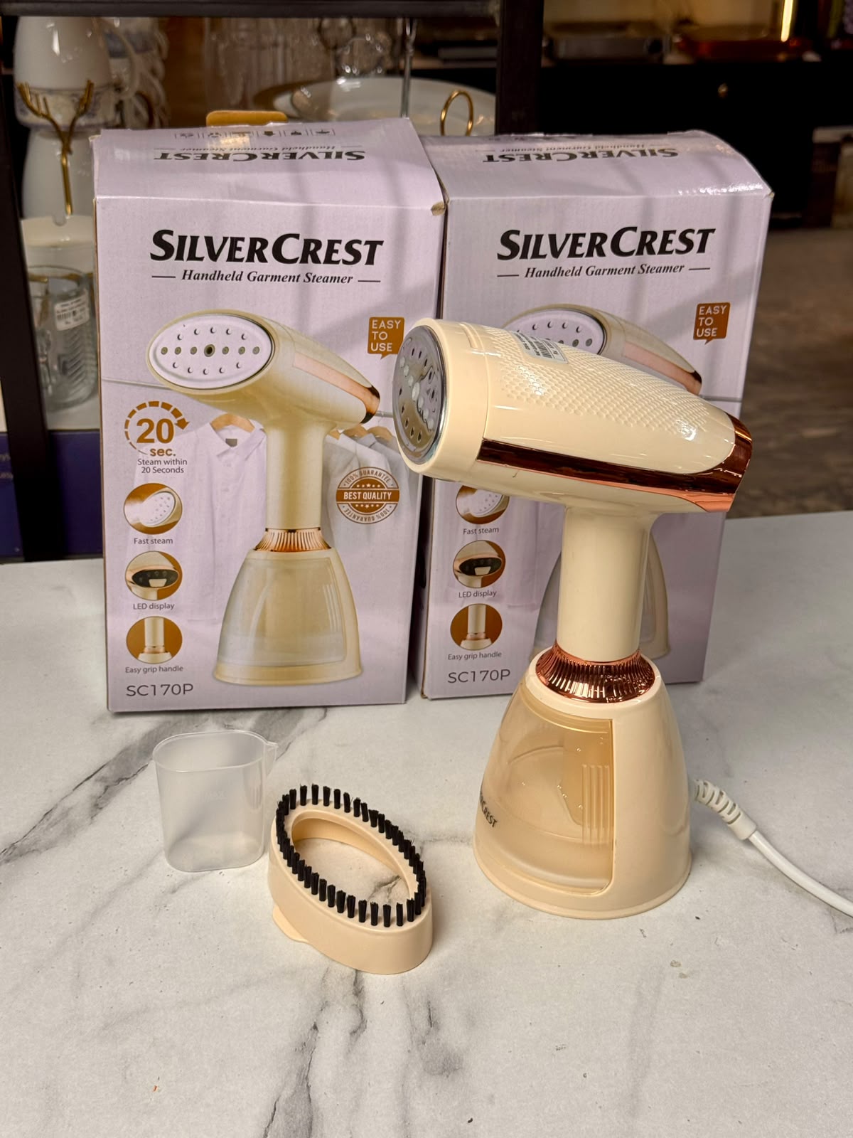 SilverCrest Handheld Garment Steamer – Portable Clothes Steamer
