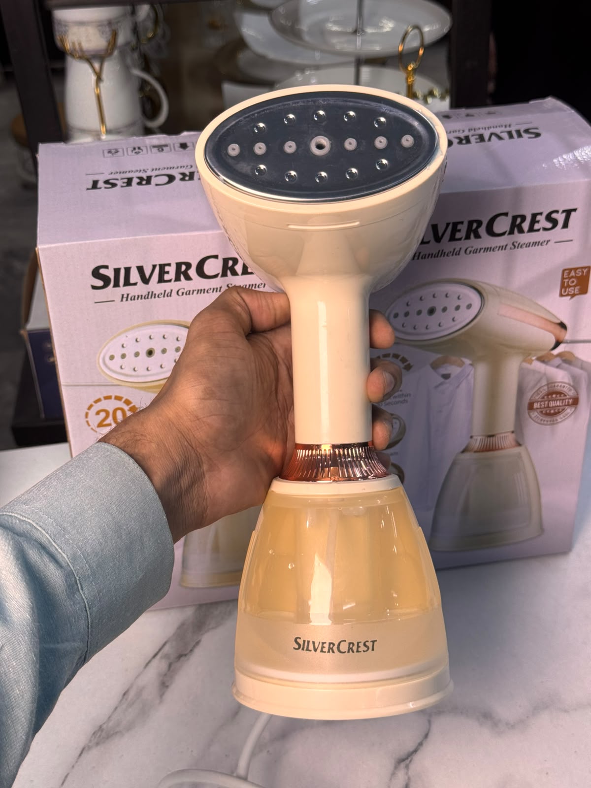 SilverCrest Handheld Garment Steamer – Portable Clothes Steamer