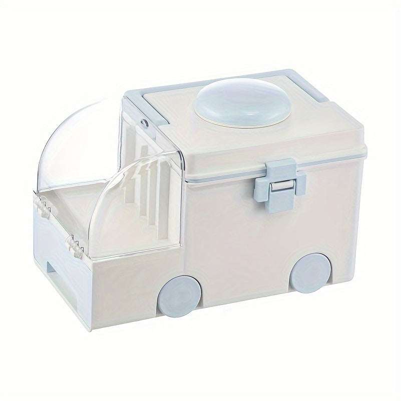Compact First Aid Kit Organizer - Durable PP Storage Box for Home, Dorm & Outdoor Emergencies, Medicine Storage, Supplies - IDEALSTORES