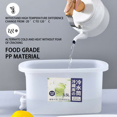 3500ml Fridge Water Dispenser with Faucet – Cold Drink Container for Home Use