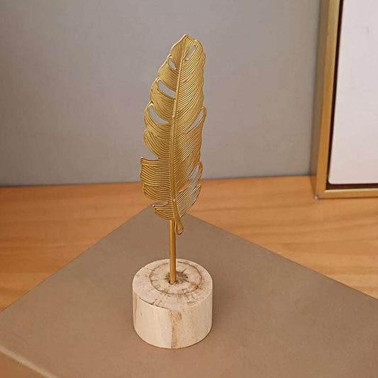Iron Decoration Craft, Creative Feather/Leaf Design Home 1 /Pic - IDEALSTORES