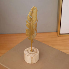 Iron Decoration Craft, Creative Feather/Leaf Design Home 1 /Pic - IDEALSTORES