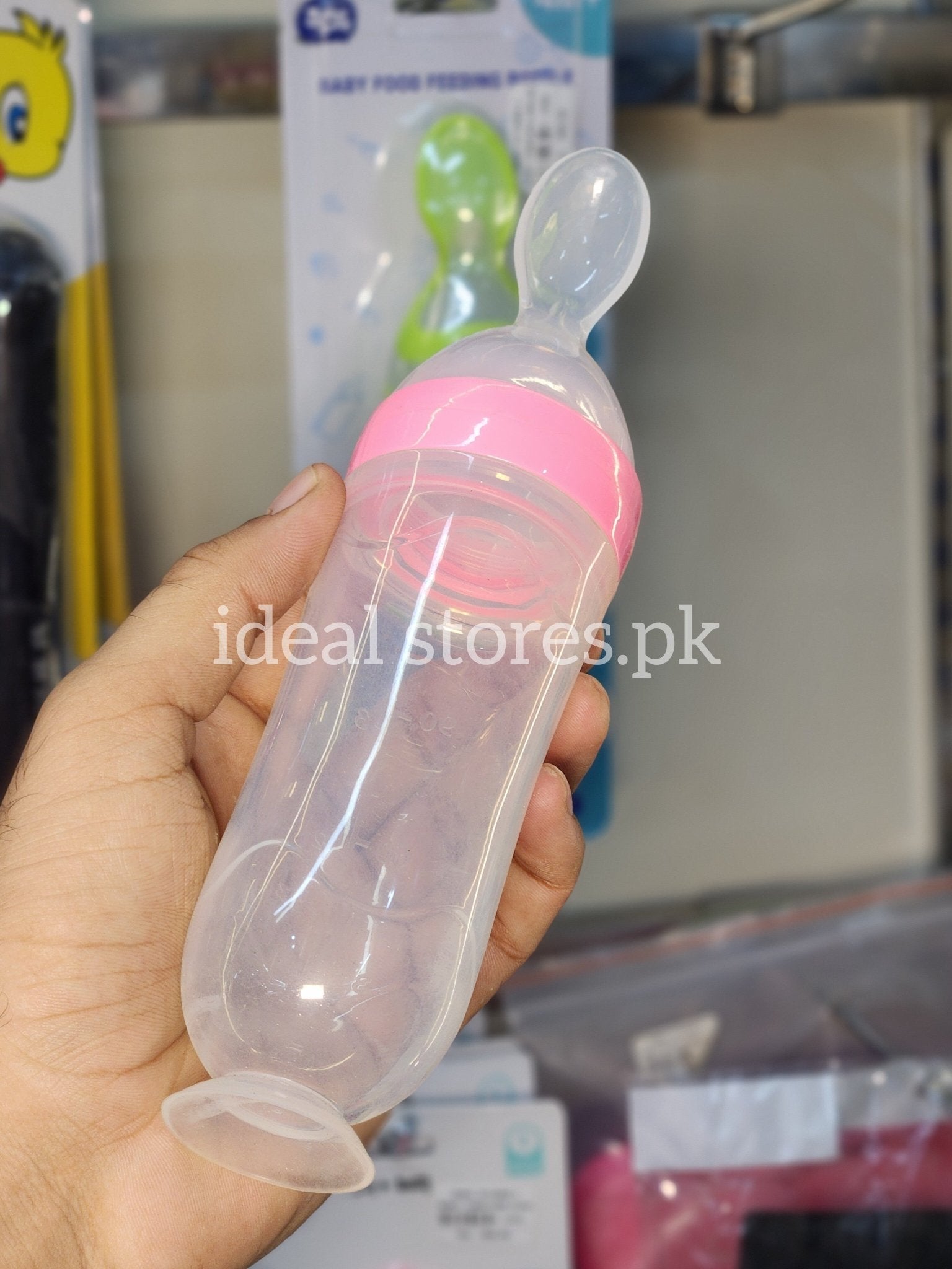 Baby Feeding Spoon Bottle – Soft Silicone Spoon Feeder | Easy Squeeze Baby Food Feeder | Leak-Proof & Portable - My Store 2