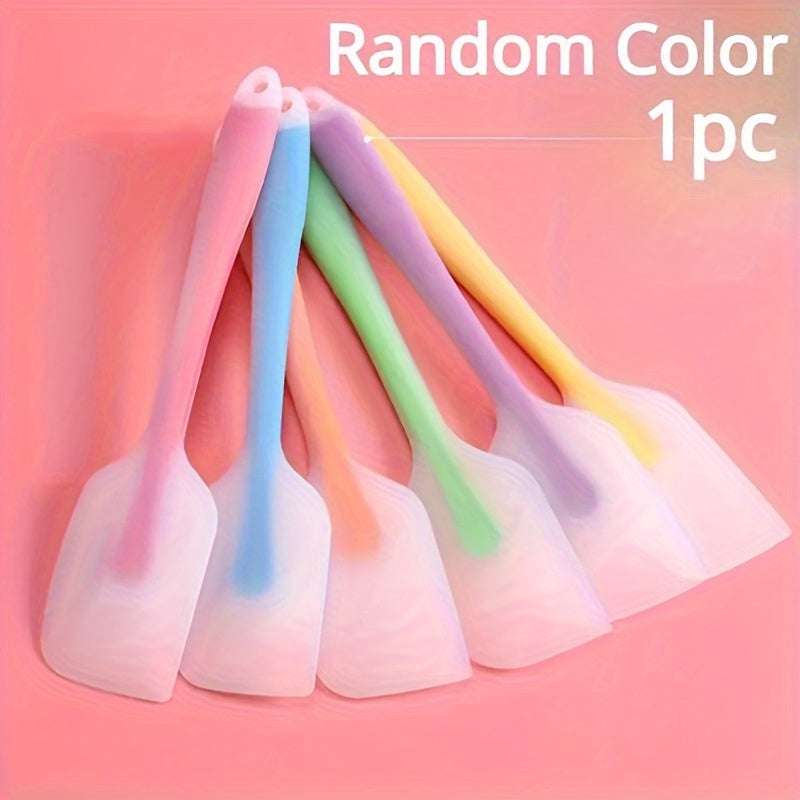 Silicone Spatula,Transparent Handle, Butter Cream Mixing Scraper, 1/Pic - IDEALSTORES