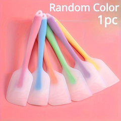 Silicone Spatula,Transparent Handle, Butter Cream Mixing Scraper, 1/Pic - IDEALSTORES