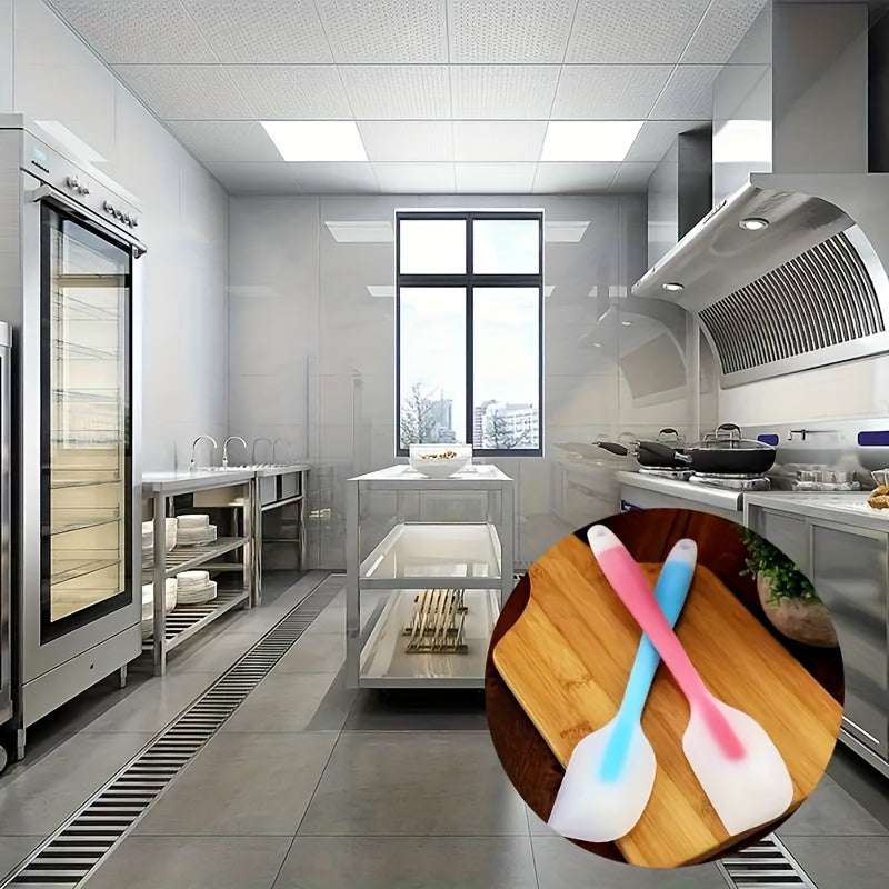 Silicone Spatula,Transparent Handle, Butter Cream Mixing Scraper, 1/Pic - IDEALSTORES