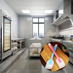 Silicone Spatula,Transparent Handle, Butter Cream Mixing Scraper, 1/Pic - IDEALSTORES